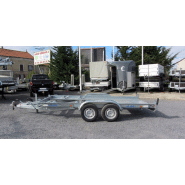 Remorque homologuée pour transport de véhicules jusqu'à 2000 kg