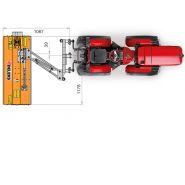 Volpe-165 broyeur d'accôtement - deleks - largeur de travail 1694 mm_3