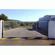 Portail coulissant barreaudage eco - 6000 / 1500_3