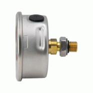 G2534SR, Manomètre, 63 mm Face, Montage arrière, Bain de glycérine, 400 bar pression maximale_3
