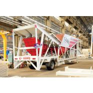 Centrale à béton mobile GMP 100 CT - Guris - capacité 100 m3/h - mélangeur twin shaft_3