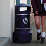 Mini Napolitain - Poubelle Publique Glasdon - 63 litres - verrouillage sans clé_3