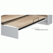 Armoire lit escamotable Dynamo Sofa - canapé chêne microfibre gris - couchage 140x200 cm_3