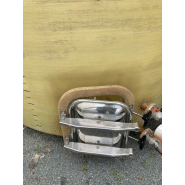 Cuve Naldi 150 hl d'occasion - fond plat, Ø 2300, hauteur 3900, porte 420×530, 2 vannes Ø 50_3