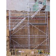 Échafaudage d’accès - Dacame France SAS - tubes d'acier Ø 48,3 x 3,2 mm - normes NF-EN 12810 et NF-EN 12811_3