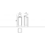 Poubelle publique 003235 - Lido - Komserwis - 40L - Design Andrzej Klisz_3