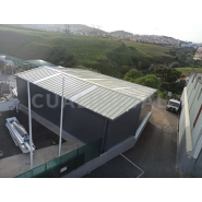 Hangar gamme EcoRapid recyclage - démontable, amovible - structure modulaire Cualimetal_3