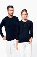 Pull col rond - Réf: K967 - Kariban - 50% coton / 50% acrylique - Coupe ajustée_3