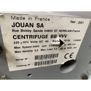 Centrifugeuse d'occasion pour laboratoire pharmaceutique jouan bb vvv - p2209-1885_3