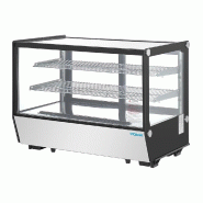Vitrine de comptoir positive Série G carrée noire 160L - Polar - PG004_3