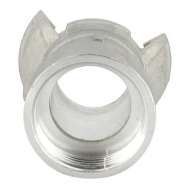 Raccord symétrique DN 80 mm femelle 2 pouces pas gaz en aluminium