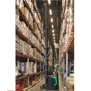 Chariot rétractable Mitsubishi Sensia RB14N2(H)S - 1400 kg - pour allées étroites et haut gerbage_3