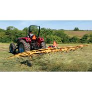 Faneuse TE250 Vermeer - Largeur de fanage 7,6 m - Dents doubles en crochet et système hydraulique_3