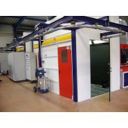 Installation de ressuage pour pièces mécaniques et aéronautiques