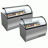 Congélateur vitré de glace ISABELLA 10LX (155 / 132 kg) Gris TEFCOLD_3