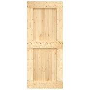 Vidaxl porte narvik 95x210 cm bois massif de pin 154440_3