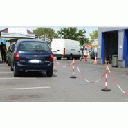 Pack de balisage 6 poteaux plus chaîne 25 m_3