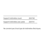 Support sécurisé et pratique pour ranger plusieurs trottinettes