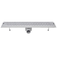 Vidaxl drain de douche linéaire 630 x 140 mm acier inoxydable 142184_3