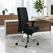 Fauteuil Manager en tissu Bost - Sokoa - Noir, Non_3