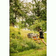 Machine de ramassage électrique avec caisses alimentaires incluses