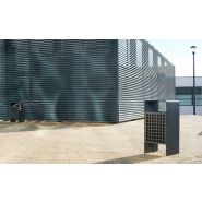 Arqui - poubelle publique - Larus - 35L - Acier, Fonte, Béton_3