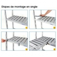 Kt6512 - Rayonnage complet 2 échelles 5 niveaux - Cus'tom Shop - 1700x1220x600mm_3