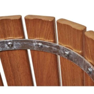 Corbeille publique Cologne - 60 et 40 litres - Bois exotique - Finition chêne clair, acajou ou laquée multicolore_3