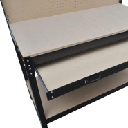 Vidaxl établi avec panneau perforé et tiroir 141769_3