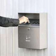 Cendrier argent mural | Bartscher - 860001_3
