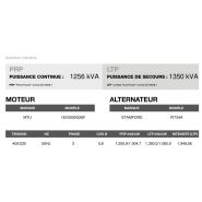 Ct-1350 - Groupe électrogène en container 50 Hz triphasé - Inmesol - 1256 kVA PRP / 1350 kVA LTP - Moteur MTU - Alternateur Stamford_3