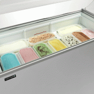 Vitrine a glace IC400SC-SO (401 / 350 L) Blanc TEFCOLD_3