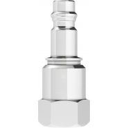 Série 345 - Coupleur CEJN - Laiton/Nickelé à double obturation pour applications air respirable_3