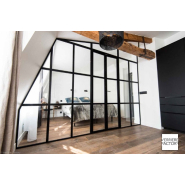 Verrière cloison sur mesure - Idéale pour délimiter vos espaces avec style et lumière naturelle_3