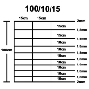 Vidaxl clôture de jardin acier galvanisé 50x1 m argenté 149498_3