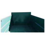 Remorque benne Juscafresa avec couvercle arrière hydraulique