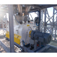 Malaxeur à simple arbre horizontal pour mortier sec - 200 à 6000 litres - MEH_3