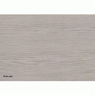 Table de réunion rectangulaire série X10 finition hébénisterie - Officity - 420, Orme gris, Cuir anthracite_3