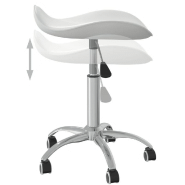 Vidaxl tabouret de salon et spa blanc similicuir 323683_3