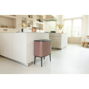 Poubelle tri sélectif Bo Touch Bin - 11 + 23 litres - Satin Taupe - Brabantia - 2 compartiments - 34L_3