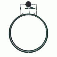 Poubelle urbaine ECOLLECTO EXTREME Support sac sur poteau sur platine 110L Vert Mousse_3