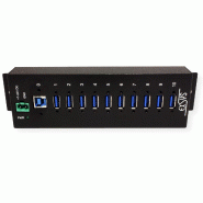 EXSYS EX-1110HMVS Hub à 10 ports USB 3.2,Gen1 protection de surtension et boîtier métal_3