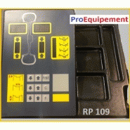 Appareil d'équilibrage de roues avec pédale de frein