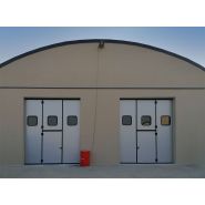 Porte pliante industrielle - Panneaux rigides anti-cambriolage - Hermétique et sécurisée_3