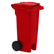 Bac roulant 2 roues 80L - système de verrouillage et tri des déchets_3