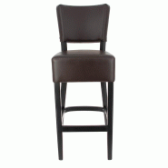 Chaise haute restaurant Amsterdam - MARRON_3