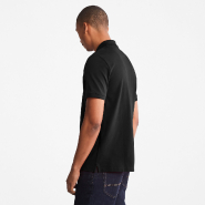 Polo coton piqué bio manches courtes Timberland - Réf: TB0A26N4 - Coupe droite décontractée et logo brodé_3