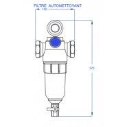 Filtre sédiment autonettoyant complet Filter Max - Tamis 80 microns - Installation principale_3