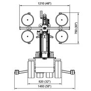 Robots de pose de vitrages lourds Smartlift SL 409 OUTDOOR - lève-vitres tout terrain avec longue durée de vie, capacité 430 kg_3