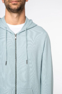 Sweat-shirt écoresponsable zippé à capuche en modal TENCEL pour homme - Réf: NS426 - Toucher ultra doux, coupe ajustée, 260 g/m²_3